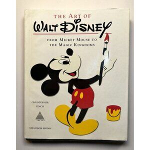 The Art of Walt Disney by Christopher Finch 1st Edition 1975 Hardcover